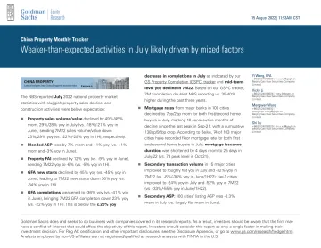 China Property Monthly Tracker_ Weaker-than-expected activities in July likely driven by mixed factors