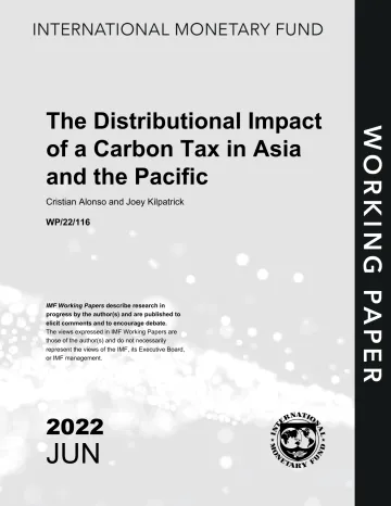 IMF-碳税在亚太地区的分配影响(英)-2022.6-50页