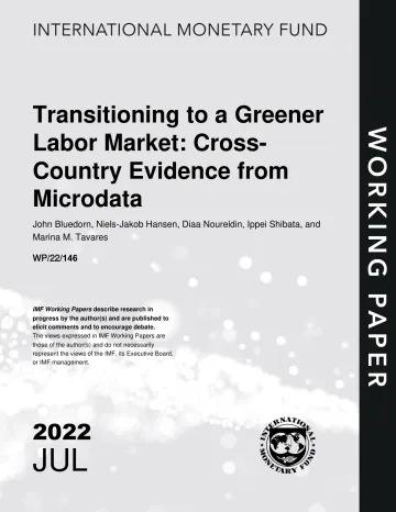 IMF-向绿色劳动力市场过渡:微观数据的跨国证据(英)-2022.7-39页