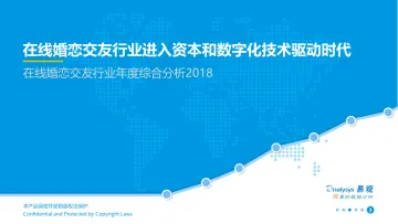 在线婚恋交友行业年度综合分析2018