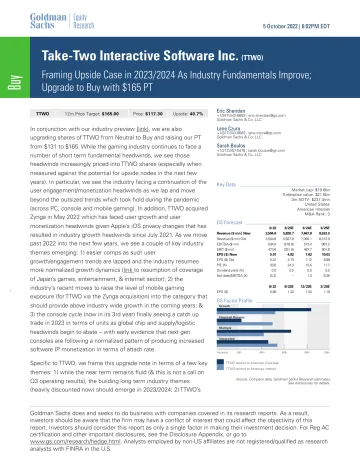 Take-Two Interactive Software Inc. (TTWO)_ Framing Upside Case in 2023_2024 As Industry Fundamentals Improve; Upgrade to Buy ...(1)