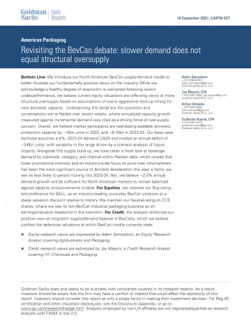 Americas Packaging_ Revisiting the BevCan debate_ slower demand does not equal structural oversupply(1)