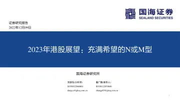2023年港股展望:充满希望的N或M型-20221209-国海证券-68页