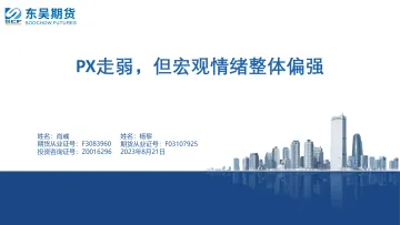 PX走弱,但宏观情绪整体偏强-20230821-东吴期货-76页