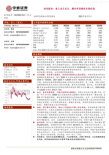 中泰证券-恒润股份(603985)海上法兰龙头,横向布局铸就长期价值-230605