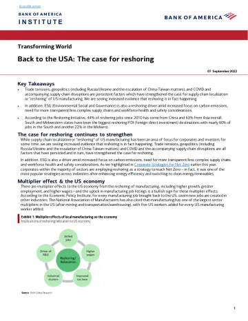 Back to the USA_ The case for reshoring