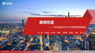 2022年中期策略跟踪报告:暴雨惊雷-20220906-民生证券-31页