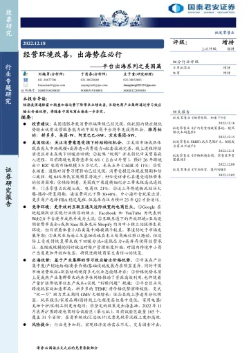 批发零售业平台出海系列之美国篇:经营环境改善,出海势在必行-20221218-国泰君安-49页