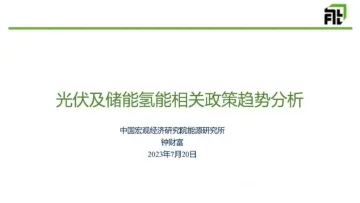 光伏发电及储氢政策趋势分析-18页-WN10