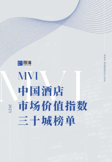 2023年MVI中国酒店市场价值指数三十城榜单-厚海-2023-28页