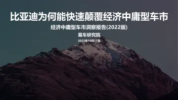2022经济中庸型车市洞察报告-21页