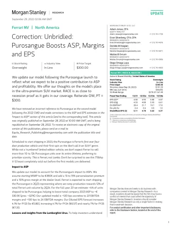 2022-09-29-RACE.MI-Morgan Stanley-Ferrari NV Correction Unbridled Purosangue Boosts ASP, Ma...-98484538