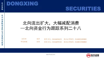 北向资金行为跟踪系列二十八:北向流出扩大,大幅减配消费-20221025-东兴证券-26页