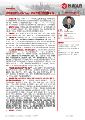 -资金跟踪系列之四十二:动荡世界下的分歧交易-20221003-民生证券-36页