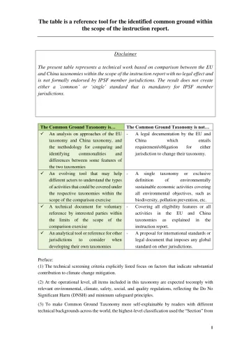 IPSF《可持续金融共同分类目录》(更新版)72项活动(英文)-76页