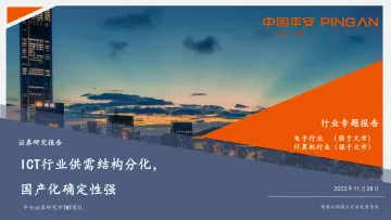 TMT行业专题报告:ICT行业供需结构分化,国产化确定性强-20221128-平安证券-44页