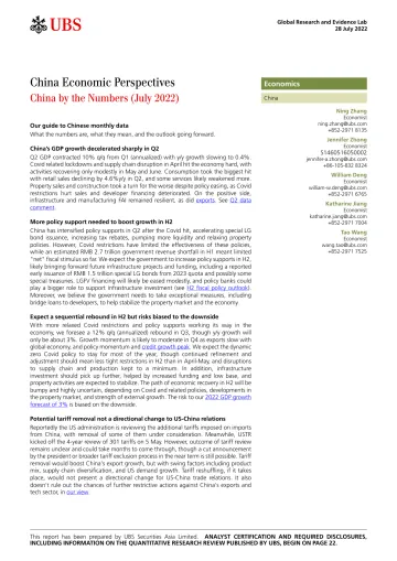 China Economic Perspectives -China by the Numbers