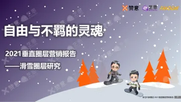 2021滑雪圈层研究报告