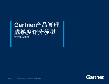 Gartner产品管理成熟度评分模型-8页-WN10