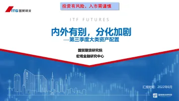 第三季度大类资产配置:内外有别,分化加剧-20220629-国贸期货-61页