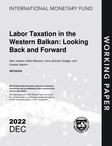 IMF-西巴尔干劳动税:回顾与展望(英)-2022.12-33页