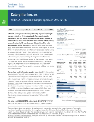 Caterpillar Inc. (CAT)_ Will CAT operating margins approach 20% in Q4_(1)