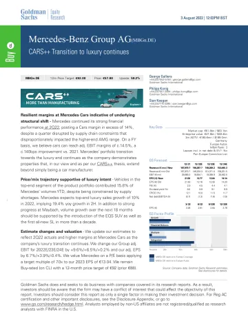 Mercedes-Benz Group AG (MBGn.DE)_ CARS++ Transition to luxury continues(1)