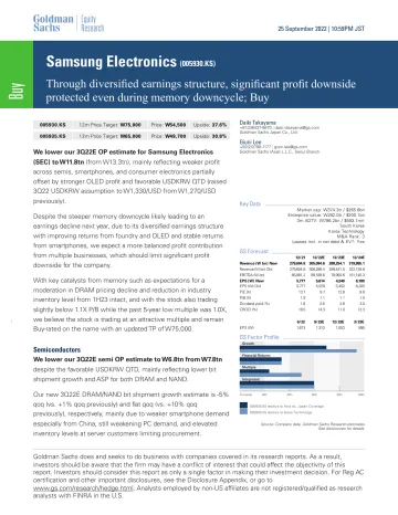 Samsung Electronics (005930.KS)_ Through diversified earnings structure, significant profit downside protected even during me...(1)