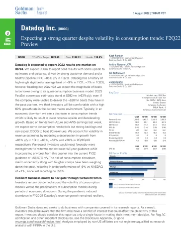 Datadog Inc. (DDOG)_ Expecting a strong quarter despite volatility in consumption trends_ F2Q22 Preview(1)
