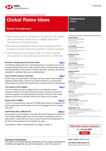 HSBC-全球投资策略-全球利率理念：盈亏平衡的篝火-2022.5.27-24页