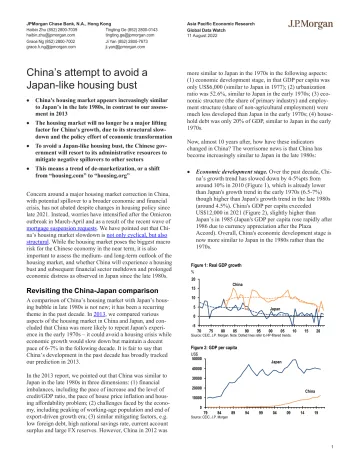 China’s attempt to avoid a Japan-like housing bust