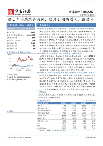 华安证券-兴通股份(603209)强α与格局改善共振,助力长期高增长、强盈利-230426
