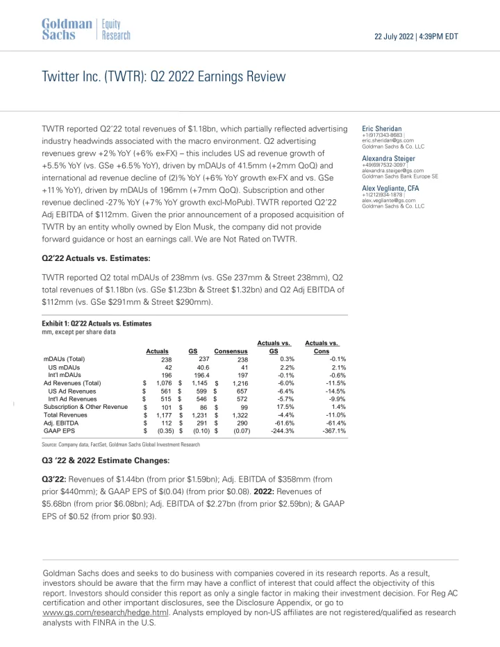 Twitter Inc. (TWTR)_ Q2 2022 Earnings Review(1)