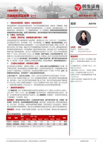 建材行业深度研究:大国重材系列(十),万能胶的花花世界(一)-20220811-民生证券-39页