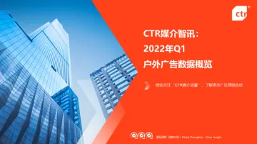 2022年Q1户外广告数据概览-22页