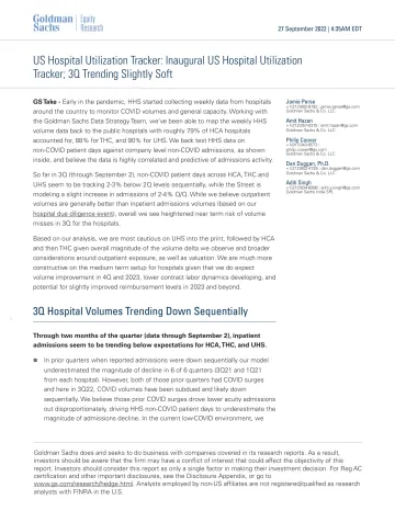 US Hospital Utilization Tracker_ Inaugural US Hospital Utilization Tracker; 3Q Trending Slightly Soft (1)