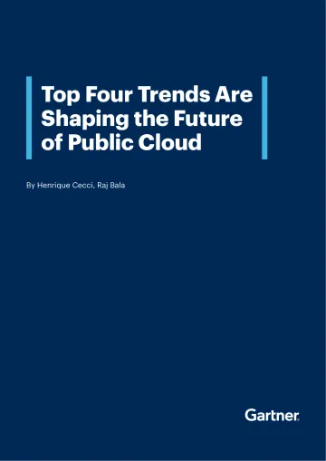 gartner -四大趋势正在塑造公共云的未来(英)-2022-14页