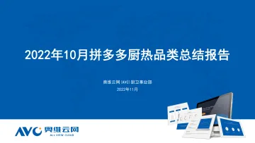 【奥维报告】厨热各品类拼多多数据报告-11页