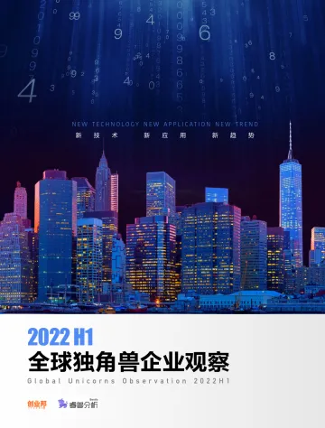 2022上半年全球独角兽企业观察-39页