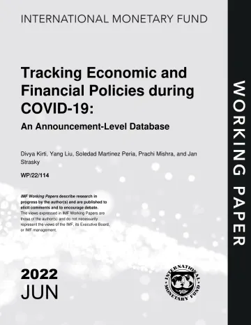 IMF-跟踪冠状病毒疾病期间的经济和金融政策:公告级数据库(英)-2022.6-29页