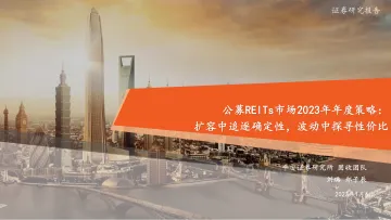 公募REITs市场2023年年度策略:扩容中追逐确定性,波动中探寻性价比-20230106-平安证券-30页