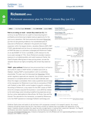 Richemont (CFR.S)_ Richemont announces plan for YNAP; remain Buy (on CL)(1)_2
