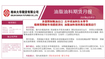 油脂油料期货月报:多国限制粮油出口,北半球油料生长季节,缩表预期被市场提前消化,油脂油料保持高位偏强运行-20220529-格林大华期货-31页