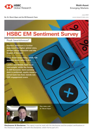 HSBC-新兴市场投资策略-新兴市场情绪调查:看跌的高峰?-2022.6-34页