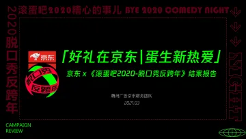 2021京东 x《滚蛋吧2020-脱口秀反跨年》营销结案-【电商】【营销传播】_1