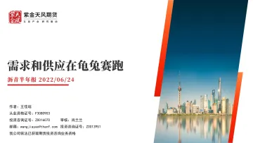 沥青半年报:需求和供应在龟兔赛跑-20220624-紫金天风期货-23页