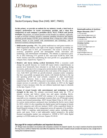 J.P.摩根-美股零售业-行业&公司深度研究(HAS, MAT, FNKO)-2022.6.16-66页