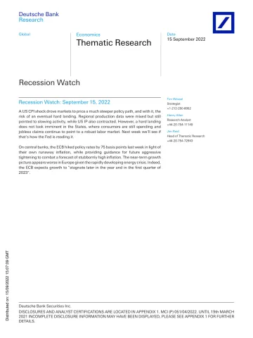 Recession Watch