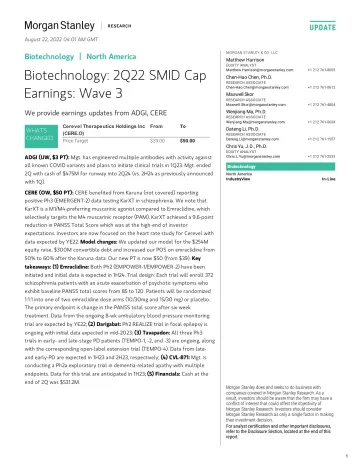 Biotechnology - 2Q22 SMID Cap Earnings_ Wave 3_1