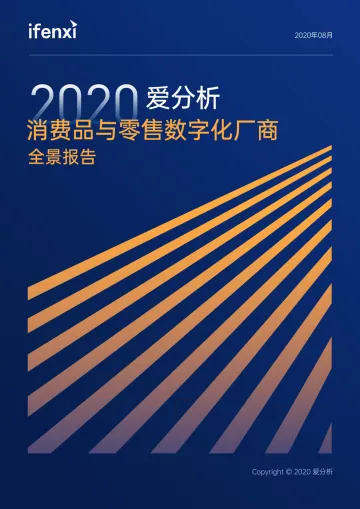 消费品与零售数字化厂商全景报告-爱分析-202008